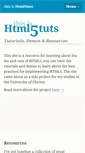 Mobile Screenshot of html5tuts.co.uk